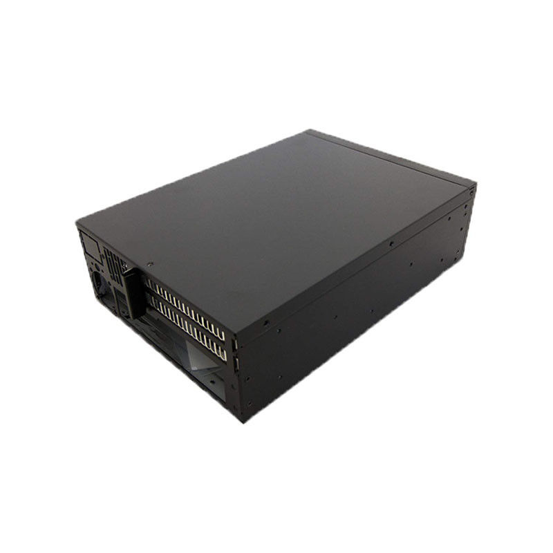 6u Rackmount Server Chassis Desain Hitam Elektronika Industri 19 Inci 3u Computer Case Pc