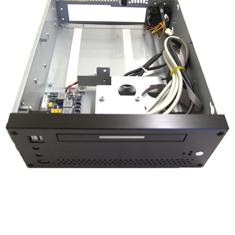 6u Rackmount Server Chassis Desain Hitam Elektronika Industri 19 Inci 3u Computer Case Pc