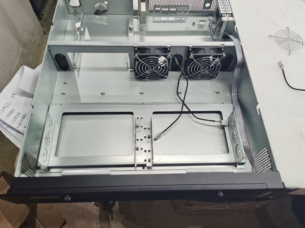 Custom Sheet Metal Bending Fabrication Aluminium Network Cabinet Kasus Komputer Kasus PC Gaming