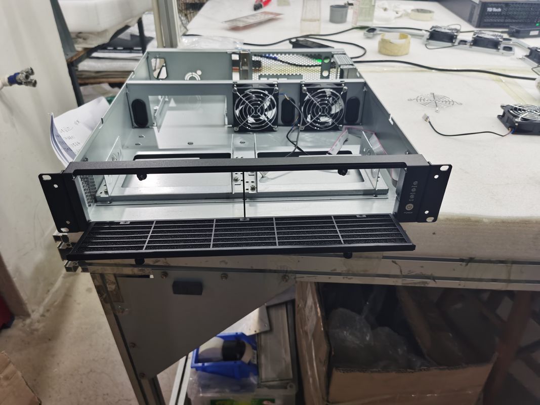 Custom Sheet Metal Bending Fabrication Aluminium Network Cabinet Kasus Komputer Kasus PC Gaming