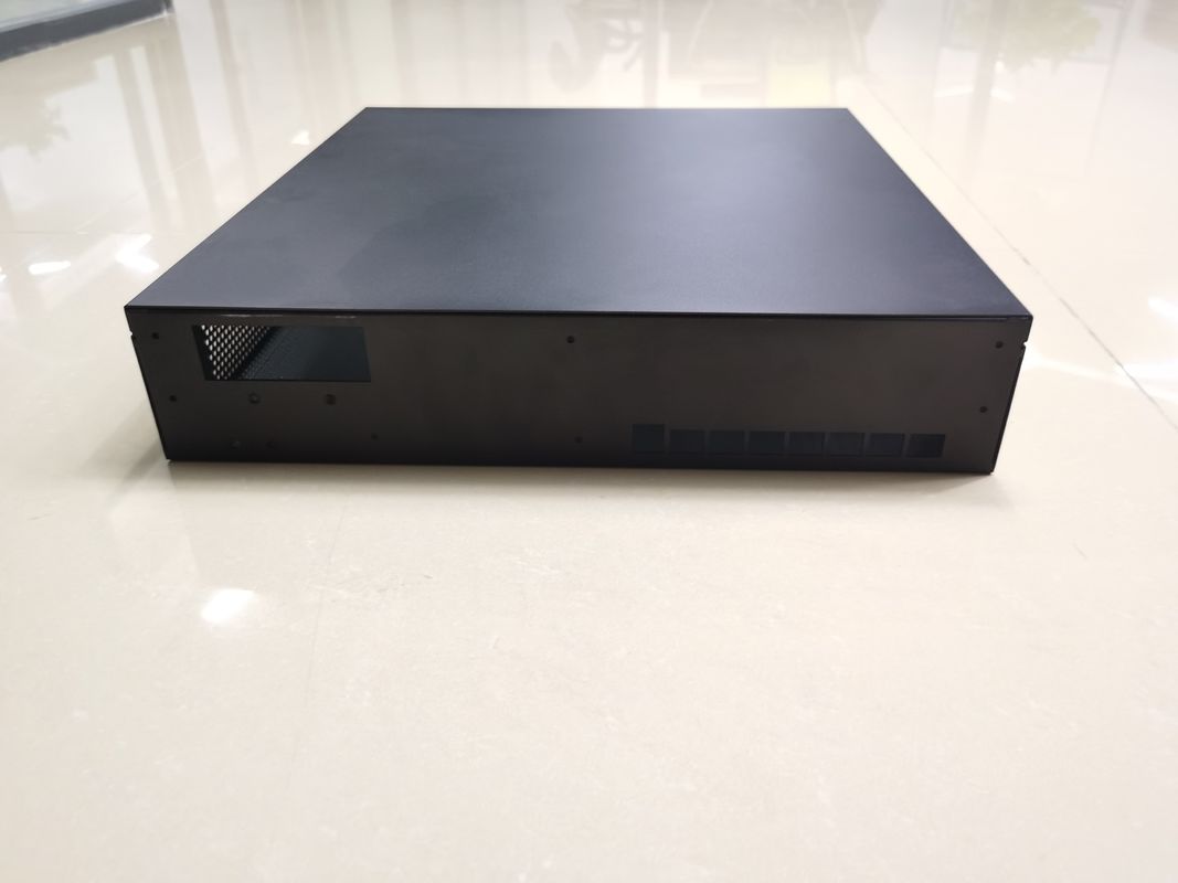 China Produsen Kualitas Tinggi Precision Sheet Metal Bagian Aluminium Enclosure Bracket Control Box Case
