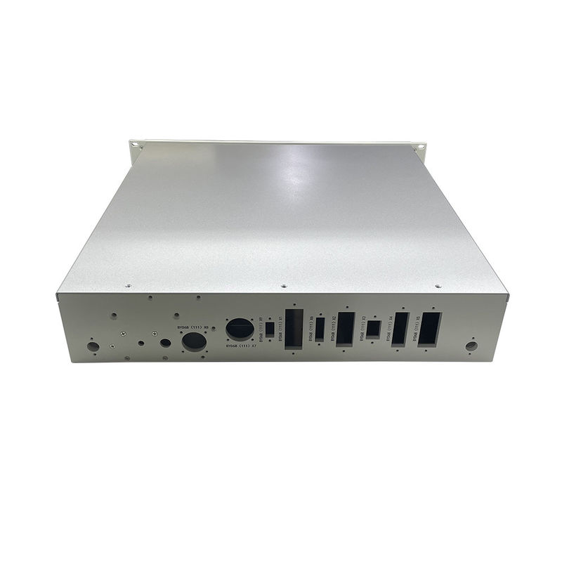Secara lengkap Custom Powder Coating Steel Aluminium Laser Cutting Metal Fabrication Sheet Metal Parts Amplifier Cabinet