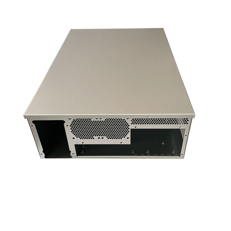 Komersial Dua Hard Disk 3,5 inci 4U Chassis Rack Mounts Chassis Server Industri