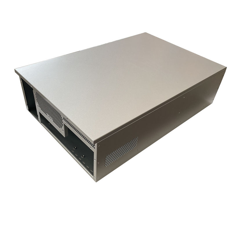 Komersial Dua Hard Disk 3,5 inci 4U Chassis Rack Mounts Chassis Server Industri