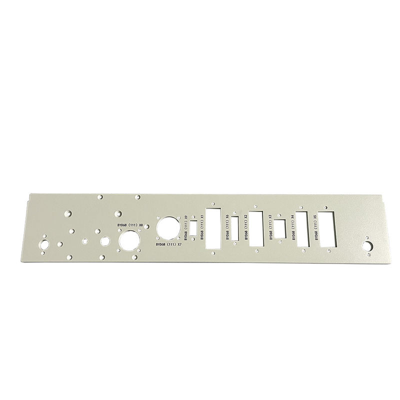 Online Custom Aluminium Sheet Metal Fabrication Panel Anode Sandblasting Stamping Motor suku cadang