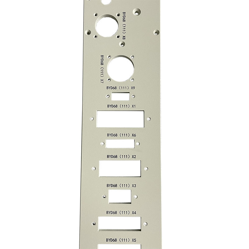 Online Custom Aluminium Sheet Metal Fabrication Panel Anode Sandblasting Stamping Motor suku cadang