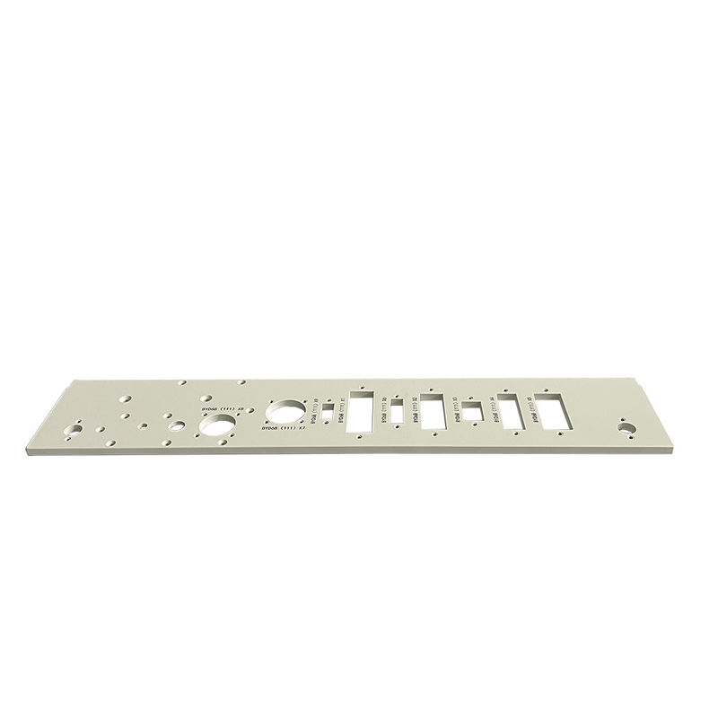 Online Custom Aluminium Sheet Metal Fabrication Panel Anode Sandblasting Stamping Motor suku cadang