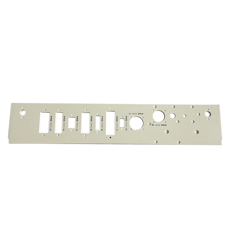 Online Custom Aluminium Sheet Metal Fabrication Panel Anode Sandblasting Stamping Motor suku cadang